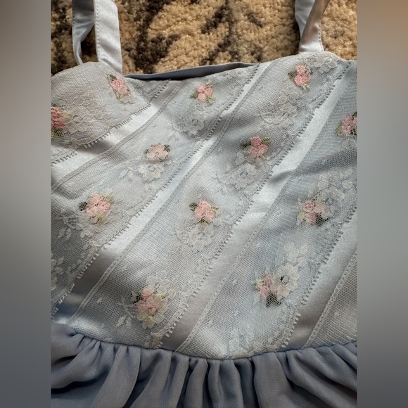 Dollcake Blue Tea At Tiffany’s Hi Low Frock Dress - Picture 5 of 11